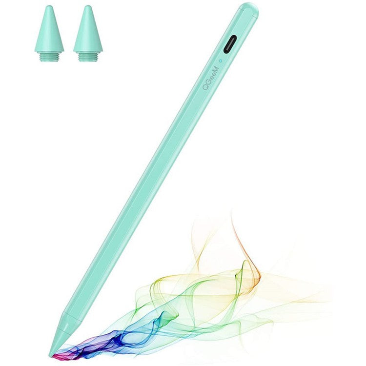 QGEEM ID706 Active Capacitive Stylus Pen for iPad 9.7-inch (2018) / iPad 10.2 (2019) / (2020) / iPad Air 10.5 inch (2019) / (2020) Fine Point Stylist Pen Digital Capacitive Drawing Pencil - Green