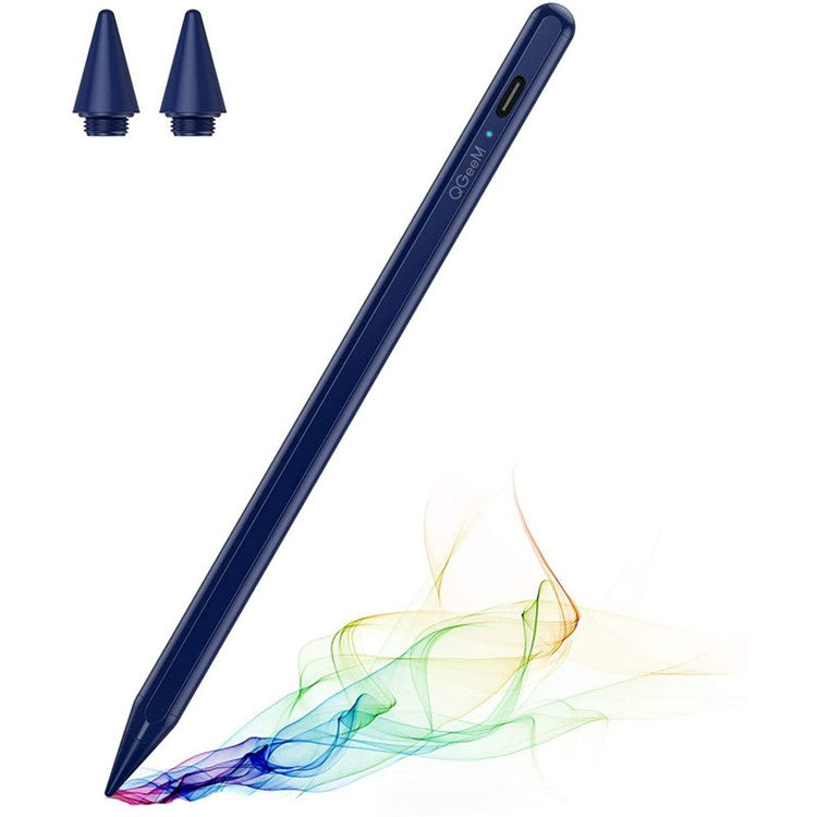 QGEEM ID706 Active Capacitive Stylus Pen for iPad 9.7-inch (2018) / iPad 10.2 (2019) / (2020) / iPad Air 10.5 inch (2019) / (2020) Fine Point Stylist Pen Digital Capacitive Drawing Pencil - Blue