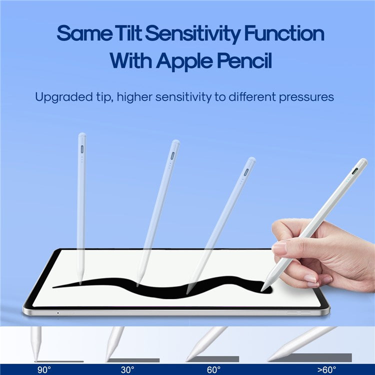 JOYROOM JR-X9S Active Capacitive Stylus Lightweight Touch Screen Pencil Portable Capacitive Pen with 2 Nibs for Writing Drawing