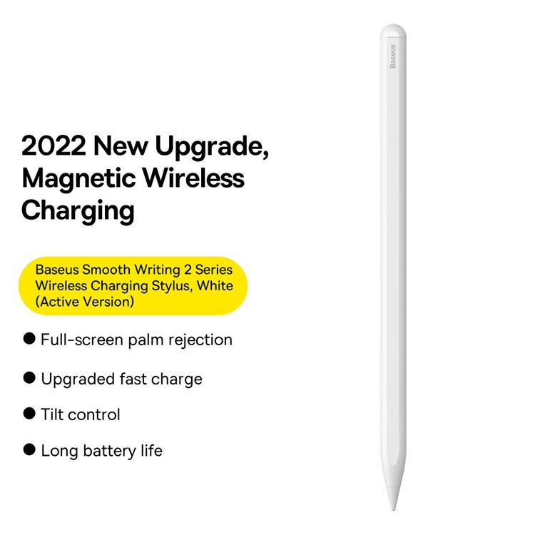 BASEUS Smooth Writing 2 Series Wireless Charging Stylus Touch Screen Stylus Pen Capacitive Pencil with Nib (Active Version)