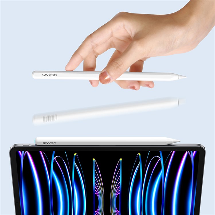 USAMS US-ZB254 Magnetic Charging Capacitive Stylus Pen Tilt-Sensitive Active Touch Pencil Wireless Charging Pencil
