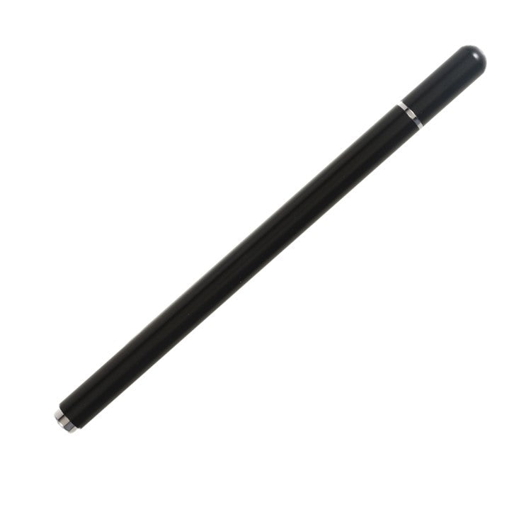 Gradient Passive Stylus for Phones / Tablets Touch Screens 2-in-1 High Precision Magnetic Disc Universal Stylus Pen - Black