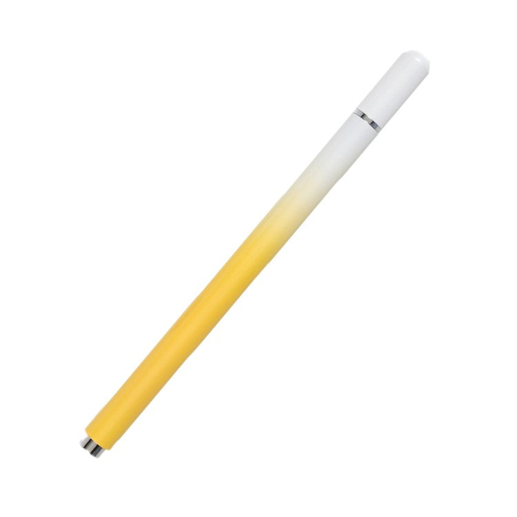 Gradient Passive Stylus for Phones / Tablets Touch Screens 2-in-1 High Precision Magnetic Disc Universal Stylus Pen - Yellow