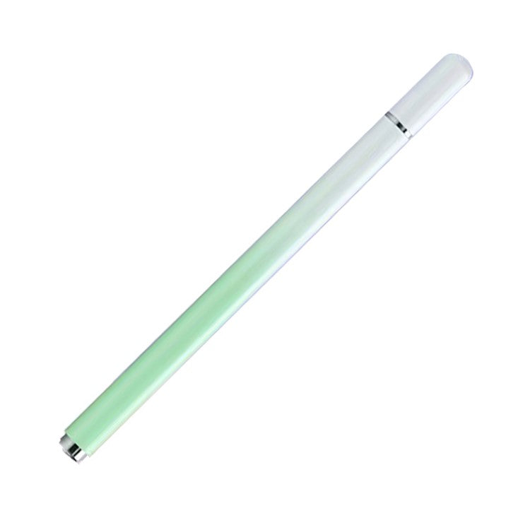 Gradient Passive Stylus for Phones / Tablets Touch Screens 2-in-1 High Precision Magnetic Disc Universal Stylus Pen - Green