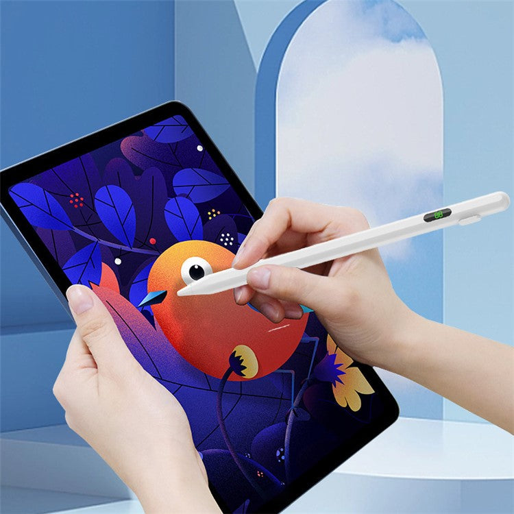 Stylus Pen Capacitive Screen Writing Stylus Pencil with Power Display for iPad / iPhone / Android Tablets Phone
