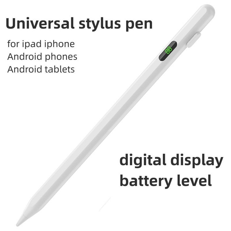 Stylus Pen Capacitive Screen Writing Stylus Pencil with Power Display for iPad / iPhone / Android Tablets Phone