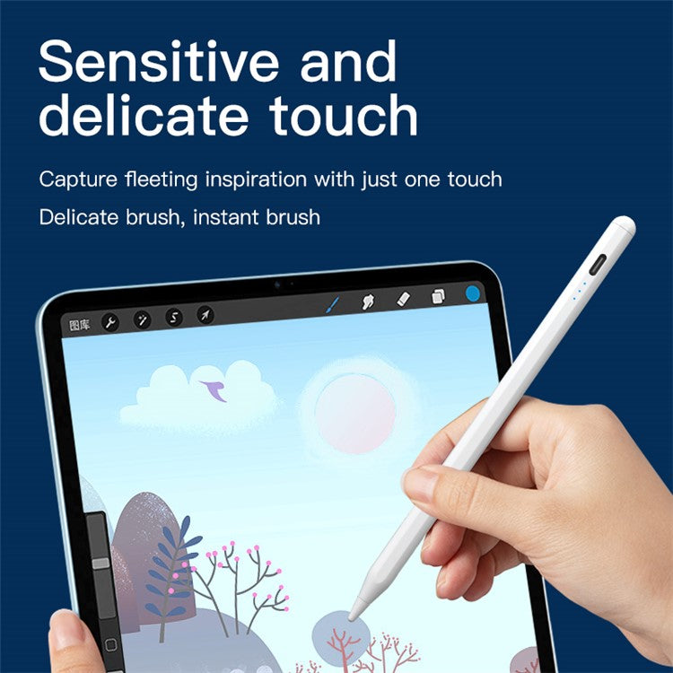 3Pro-KC Active Capacitive Pen for iPad Ultra-Thin Portable Cordless Stylus Support Magnetic Adsorption