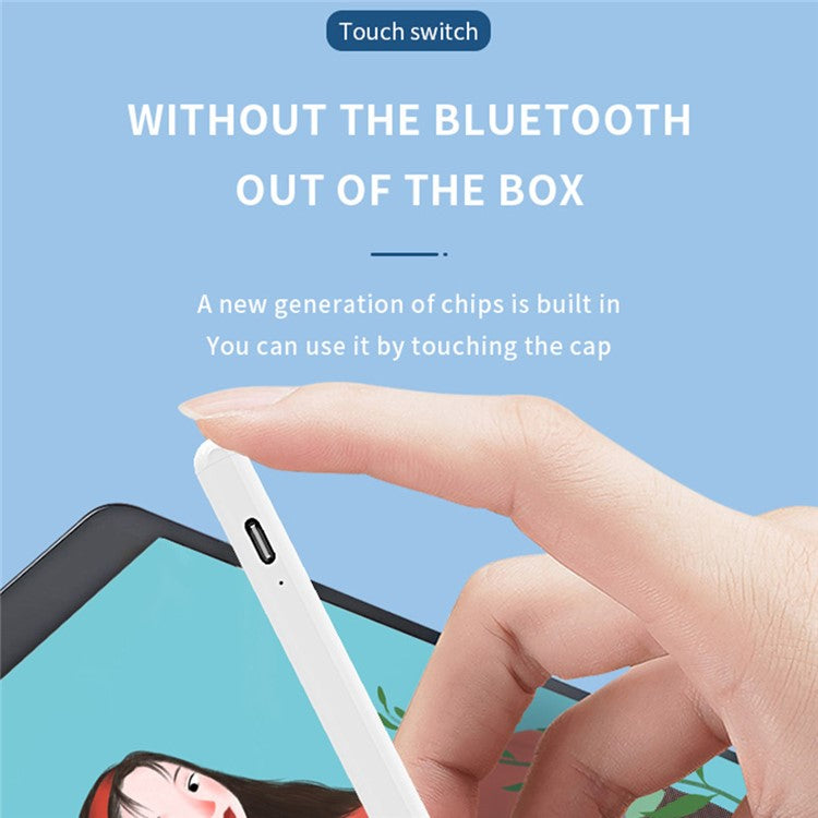 3Pro Active Capacitive Pen for iPad Smooth Writing Drawing Lightweight Slim Stylus - Black