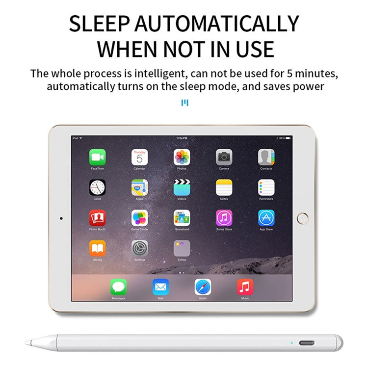 5Gen. Magnetic Absorption Pencil for iPad Tablet Anti-False Touch Active Capacitive Pen