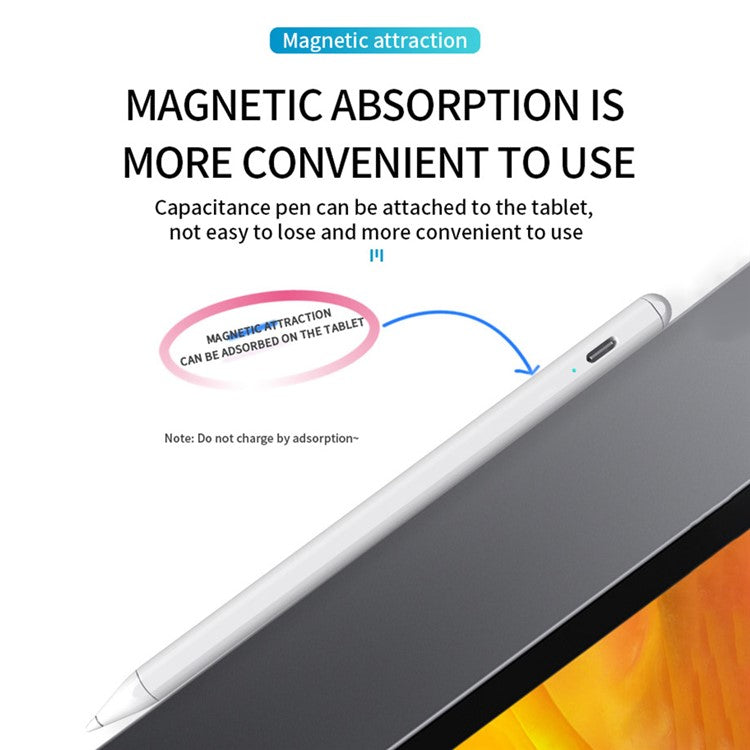 5Gen. Magnetic Absorption Pencil for iPad Tablet Anti-False Touch Active Capacitive Pen