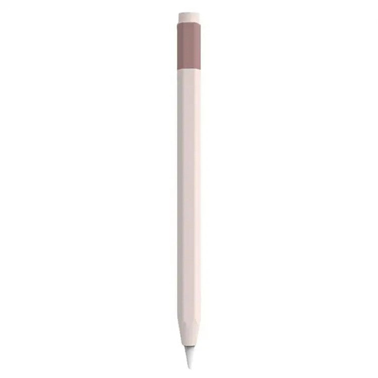 For Apple Pencil (USB-C) Anti-skid Silicone Protective Sleeve Capacitive Stylus Pen Anti-drop Cover - Light Pink