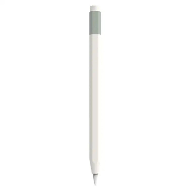 For Apple Pencil (USB-C) Anti-skid Silicone Protective Sleeve Capacitive Stylus Pen Anti-drop Cover - White