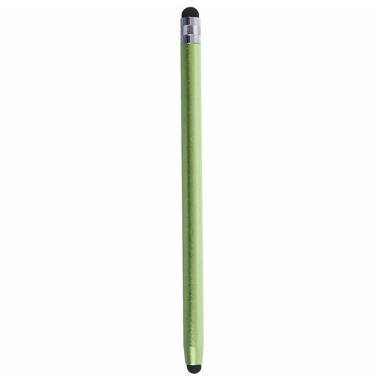 Dual Silicone Tips Passive Stylus Pen Sensitive Touch Writing Drawing Pencil - Light Green