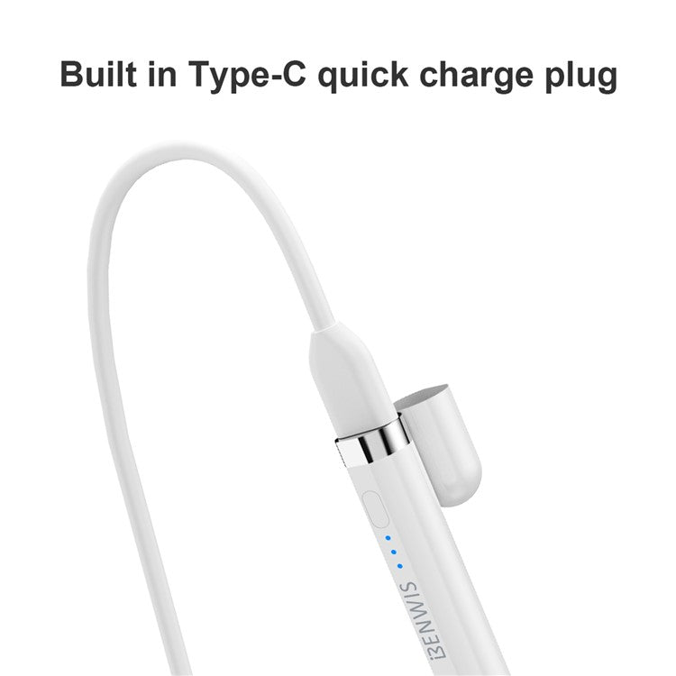 BENWIS ID-STY-5 Pencil Pro 2 Stylus Pens for Touch Screens Capacitive Screen Writing Pencil with Power Display