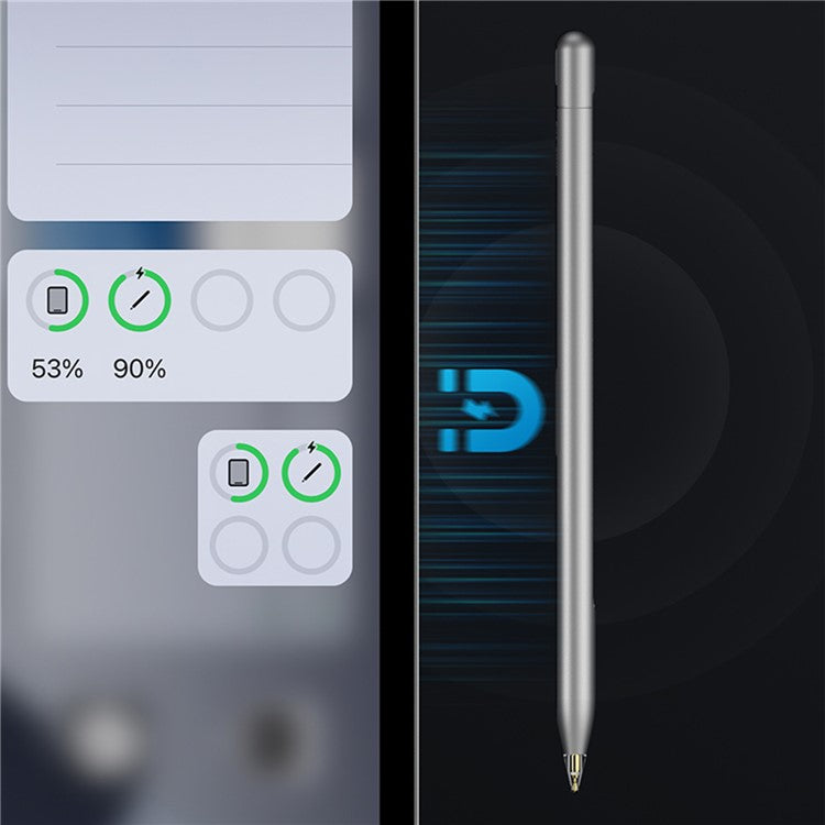 MOMAX MAG LINK Pro Transparent Capacitive Stylus Magnetic Adsorption Touch Screen Pen for iPad - Dark Grey