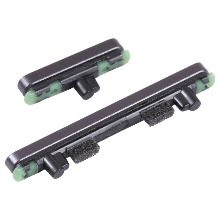 For Google Pixel 7 Pro 5G GP4BC, GE2AE OEM Side Buttons Set (Mute+Power+Volume Buttons) (Without Logo) - Black