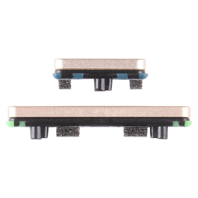 For Google Pixel 7 Pro 5G GP4BC, GE2AE OEM Side Buttons Set (Mute+Power+Volume Buttons) (without Logo) - Gold
