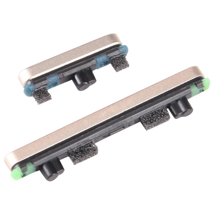 For Google Pixel 7 Pro 5G GP4BC, GE2AE OEM Side Buttons Set (Mute+Power+Volume Buttons) (without Logo) - Gold