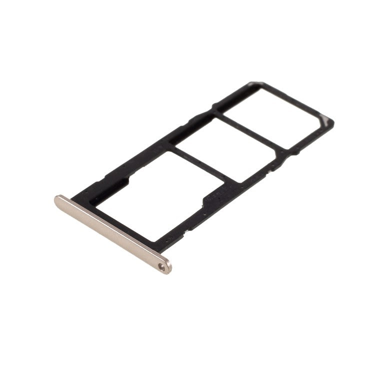 For Huawei P smart 2021 / Honor 10X Lite OEM Dual SIM Card + TF Card Tray Holder Replacement (without Logo) - Gold
