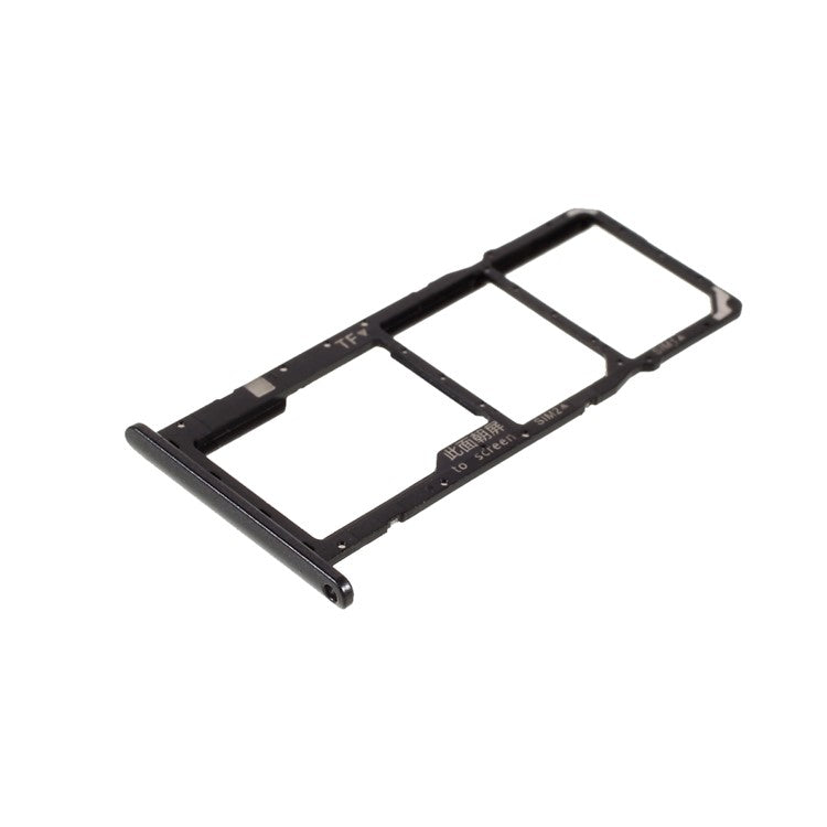 OEM SIM Card Tray Holder Replacement Part for Huawei Y7 (2019) / Y7 Pro (2019) / Y7 Prime (2019) - Black