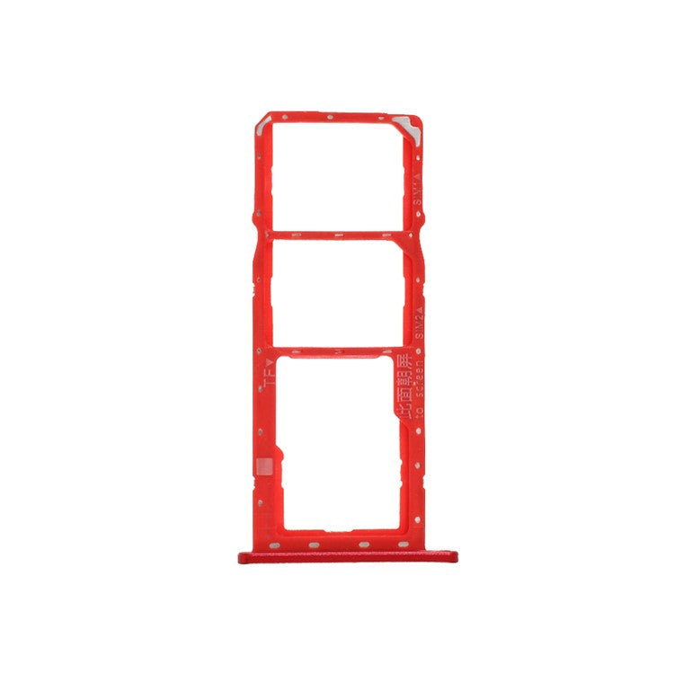 OEM SIM Card Tray Holder Replacement Part for Huawei Y7 (2019) / Y7 Pro (2019) / Y7 Prime (2019) - Red