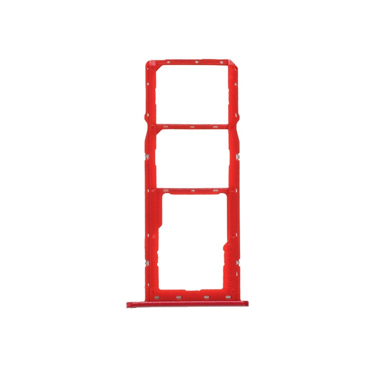 OEM SIM Card Tray Holder Replacement Part for Huawei Y7 (2019) / Y7 Pro (2019) / Y7 Prime (2019) - Red