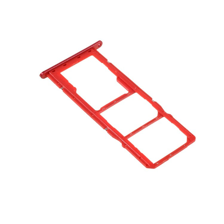 OEM SIM Card Tray Holder Replacement Part for Huawei Y7 (2019) / Y7 Pro (2019) / Y7 Prime (2019) - Red