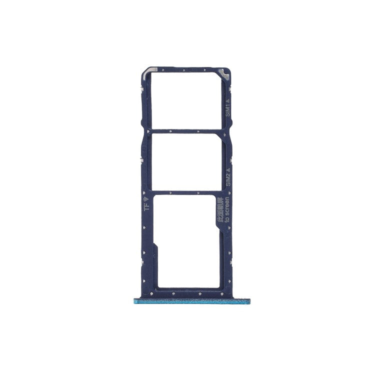 OEM SIM Card Tray Holder Replacement Part for Huawei Y7 (2019) / Y7 Pro (2019) / Y7 Prime (2019) - Blue