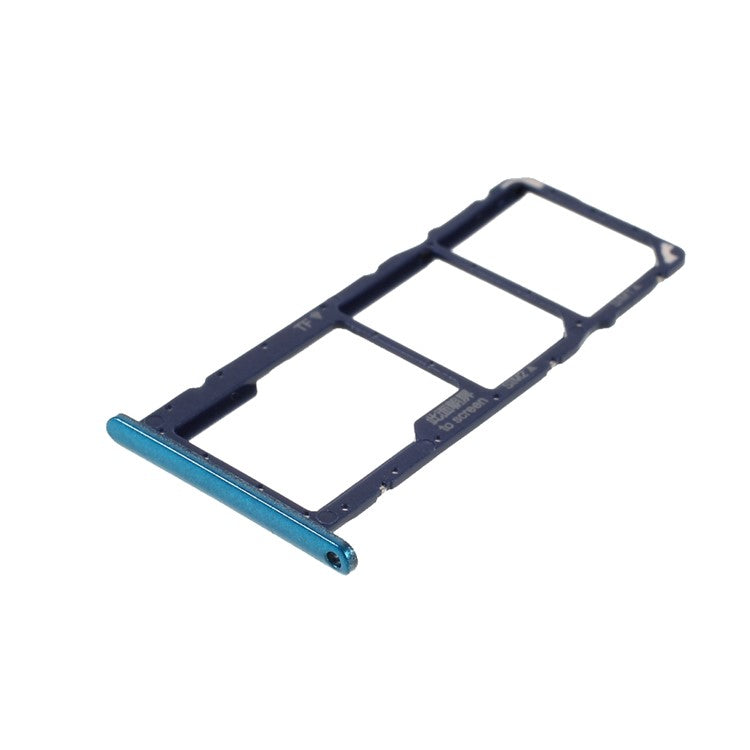OEM SIM Card Tray Holder Replacement Part for Huawei Y7 (2019) / Y7 Pro (2019) / Y7 Prime (2019) - Blue