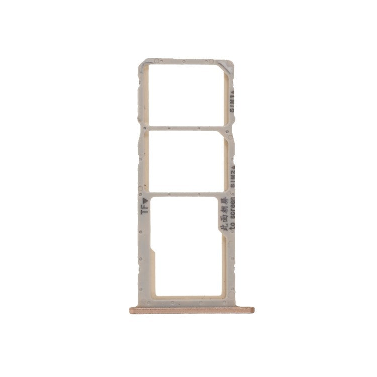 OEM SIM Card Tray Holder Replacement Part for Huawei Y7 (2019) / Y7 Pro (2019) / Y7 Prime (2019) - Gold