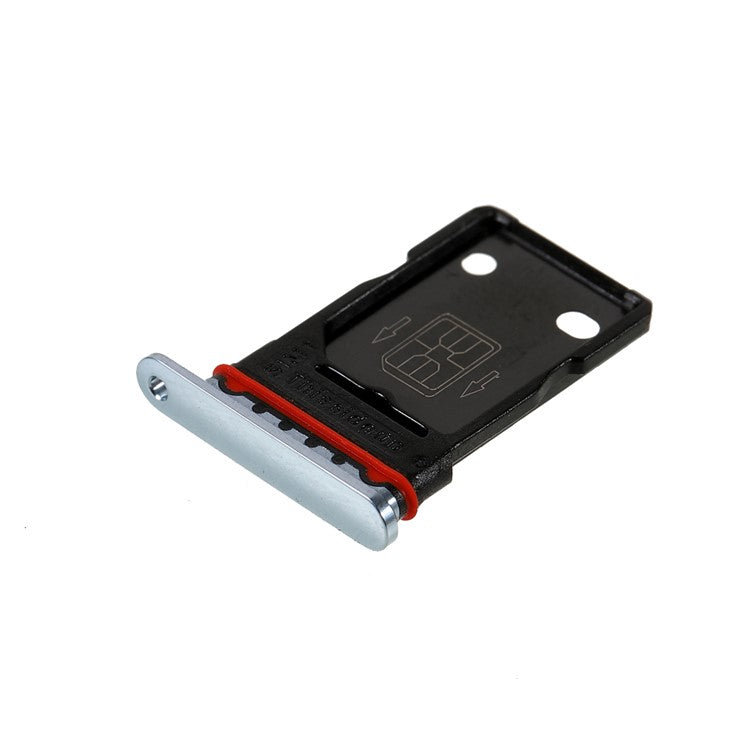 OEM SIM Card Tray Holder Replacement Part for OnePlus 8T - Silver