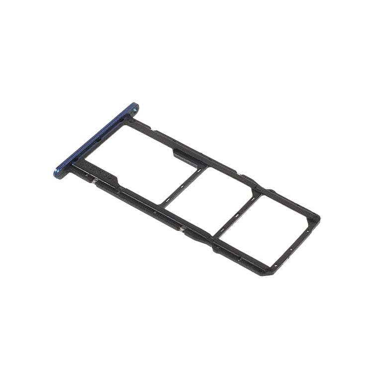 OEM Dual SIM + TF Card Tray Holder Replacement for Huawei Y5 (2019) - Blue