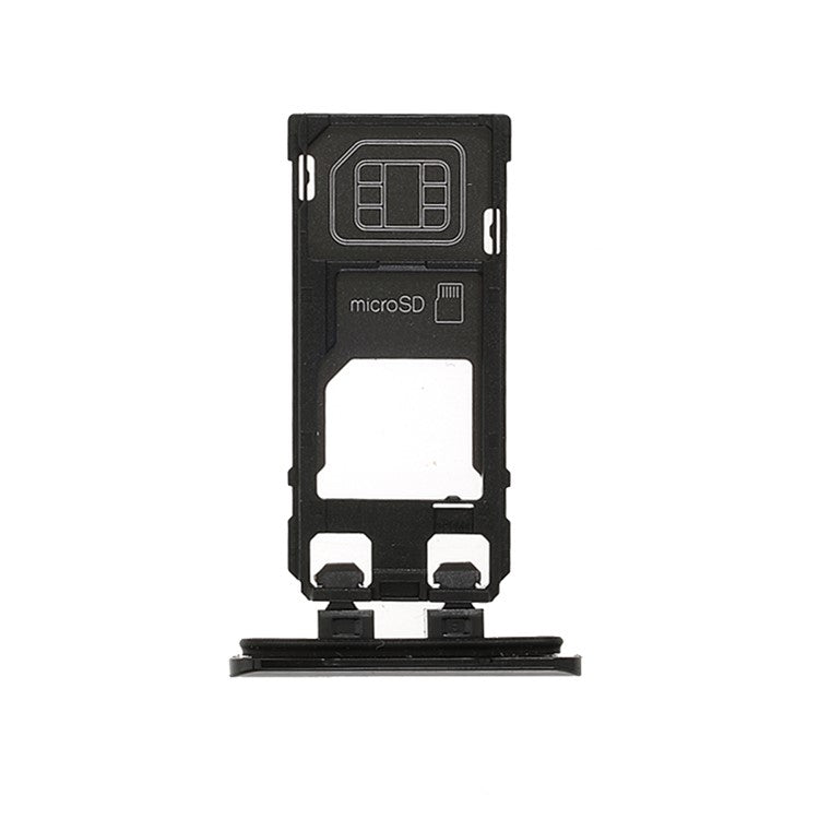 OEM SIM + TF Card Tray Holder Replacement for Sony Xperia 5 - Black