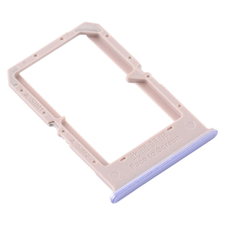 For Oppo A72 CPH2067 Dual SIM Card Tray Holder Replacement (without Logo) - Purple