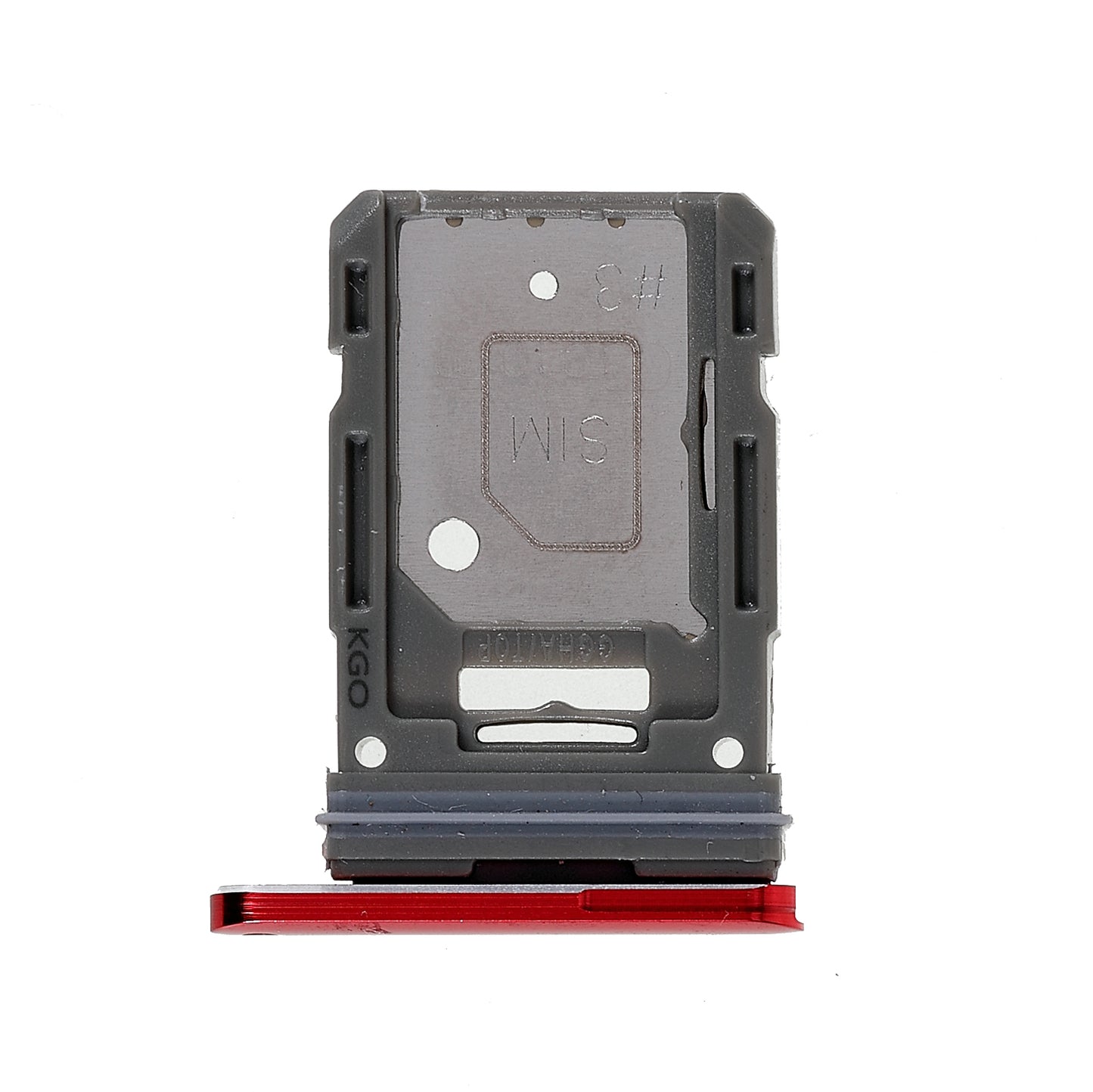 For Samsung Galaxy S20 FE/S20 Fan Edition / G780/G781 OEM Single SIM Card Tray Holder Replacement (without Logo) - Red