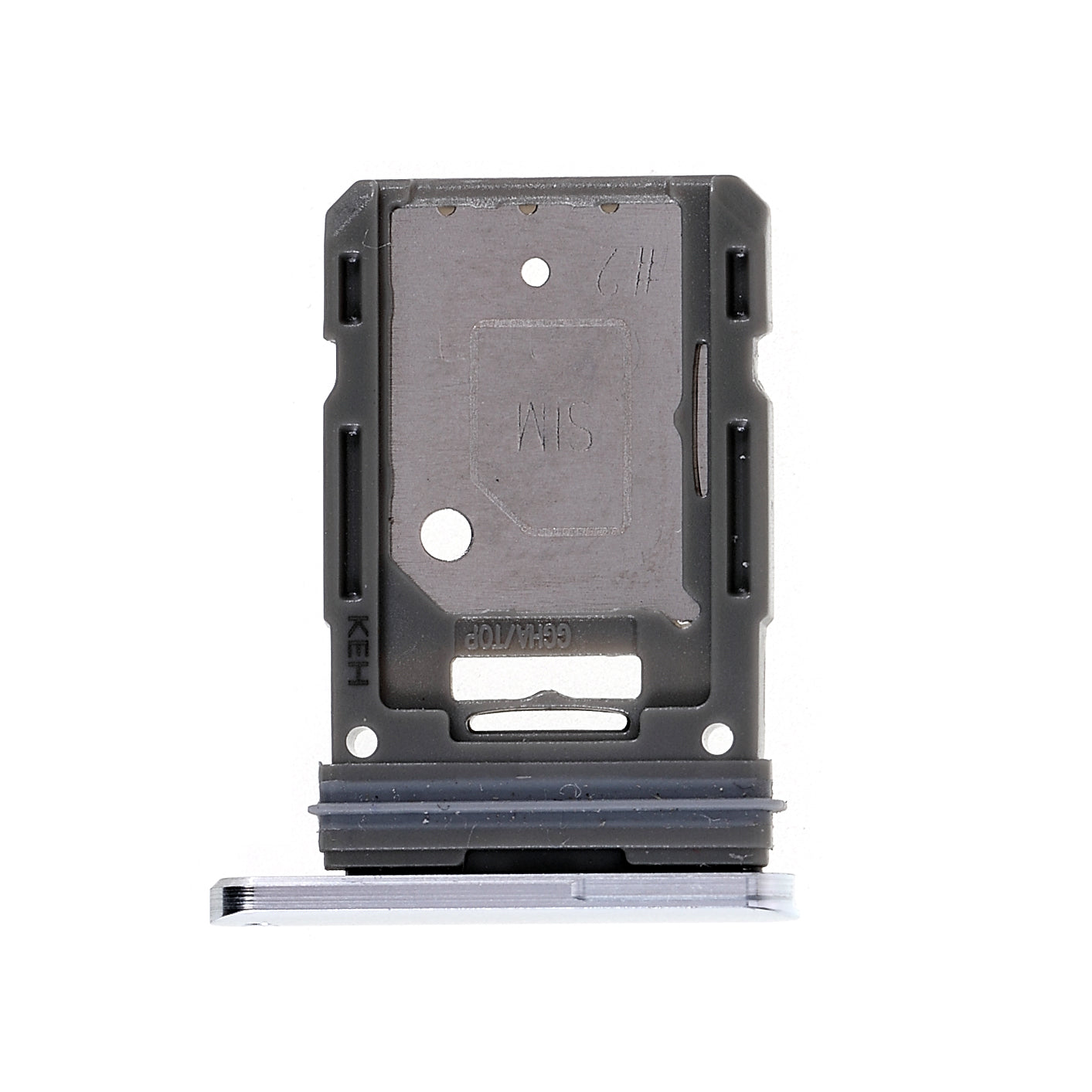 For Samsung Galaxy S20 FE/S20 Fan Edition / G780/G781 OEM Single SIM Card Tray Holder Replacement (without Logo) - Silver