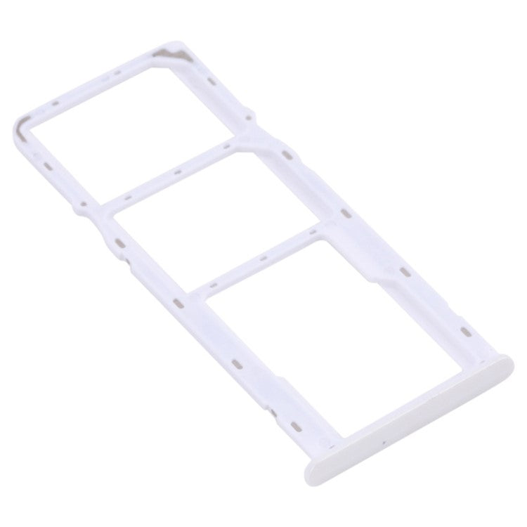 For Realme 6 Dual SIM Cards + Single TF Card Tray Holder Replacement (without Logo) - White