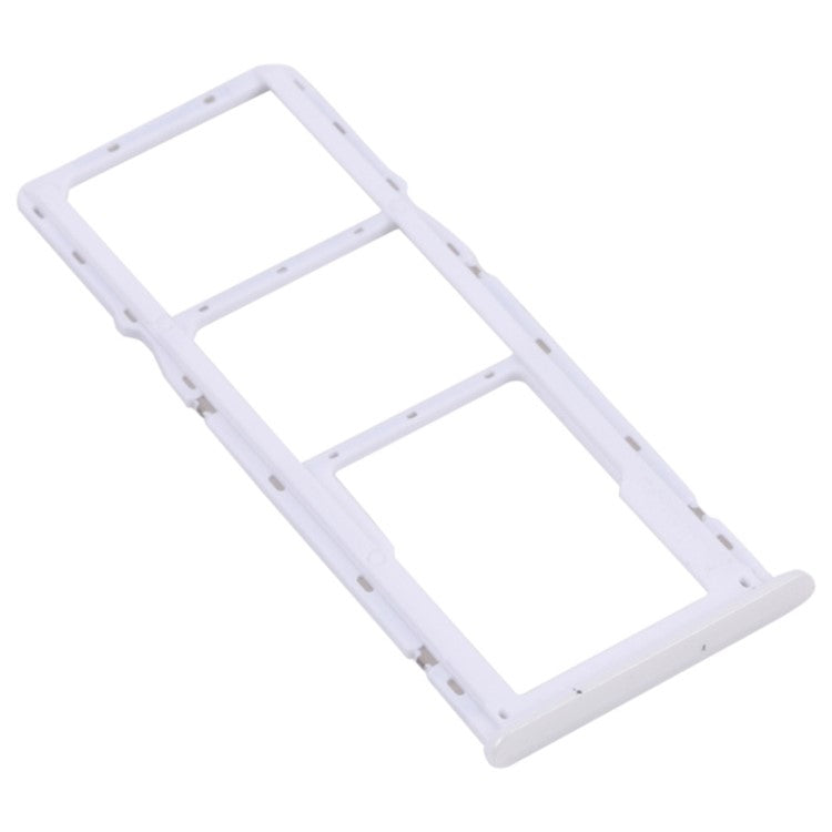 For Realme 6 Dual SIM Cards + Single TF Card Tray Holder Replacement (without Logo) - White