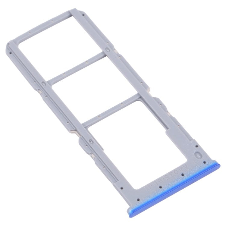 For Oppo A54 5G/4G Dual SIM Cards + Single for SD Card Tray Holder Replacement (without Logo) - Blue