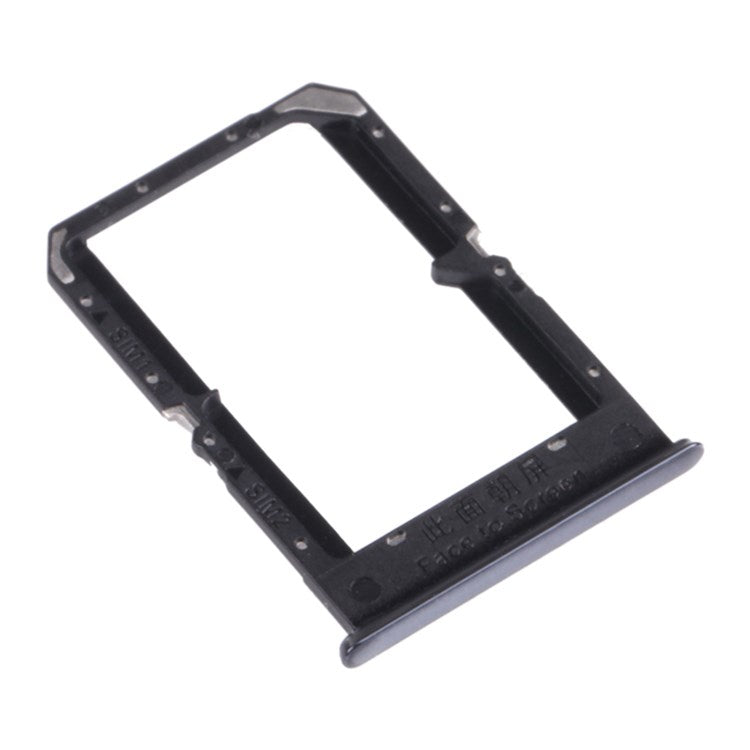 For Realme GT 5G/GT Neo/X7 Max 5G Dual SIM Card Tray Holder Replacement (without Logo) - Black
