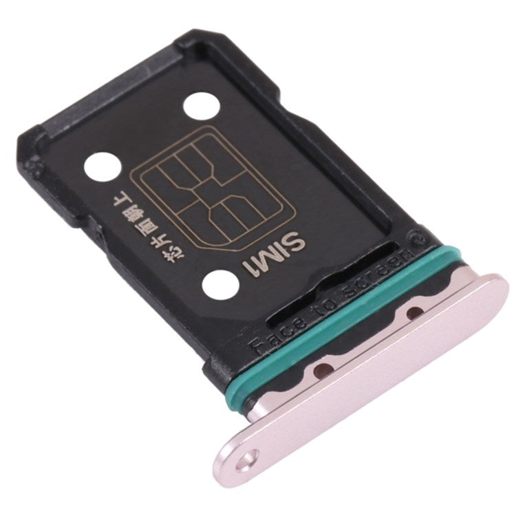 For Oppo Reno5 Pro+ 5G Dual SIM Card Tray Holder Replacement (without Logo) - Gold
