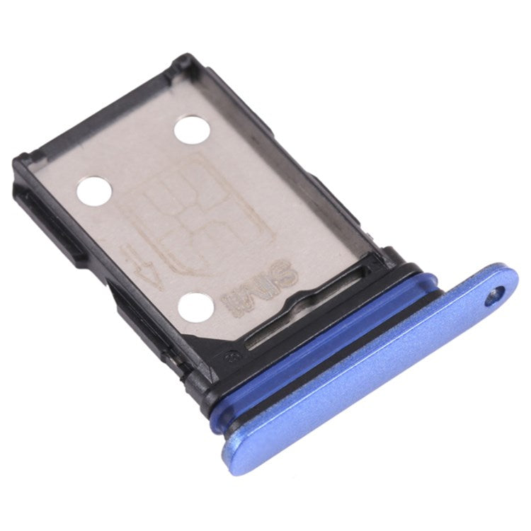 For Realme X7 RMX2176 Dual SIM Card Tray Holder Replacement (without Logo) - Blue