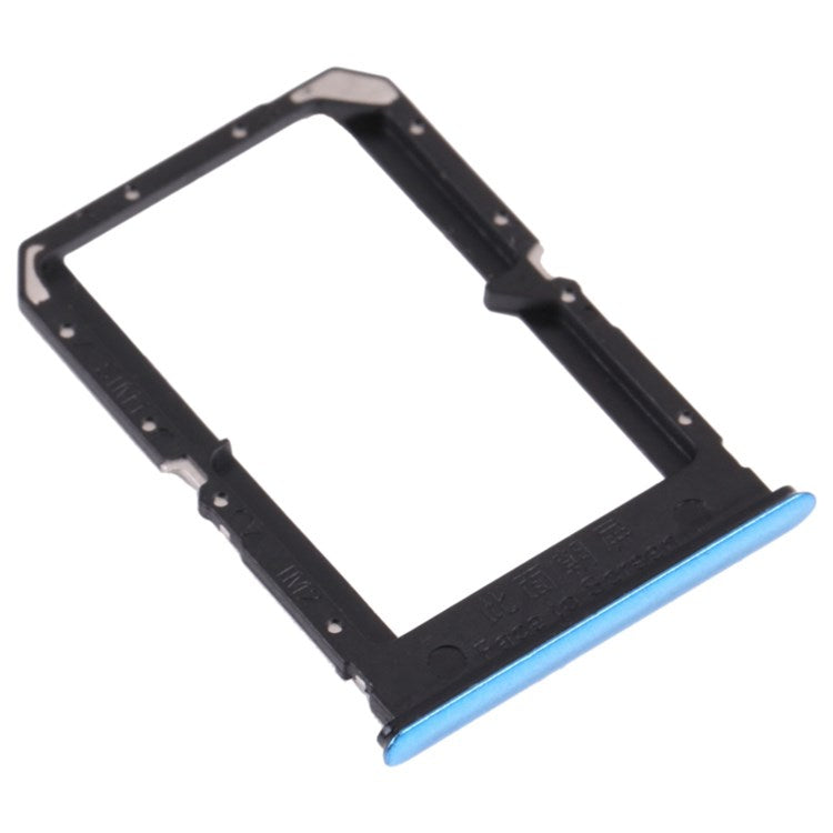 For Oppo Reno5 5G PEGM00, PEGT00, CPH2145 Dual SIM Card Tray Holder Replacement (without Logo) - Blue