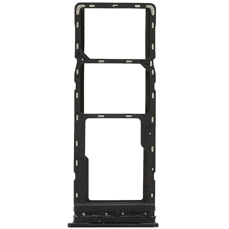 For Infinix Note 10 X693 Dual SIM Cards + Single SD Card Tray Holder Replacement (without Logo) - Black