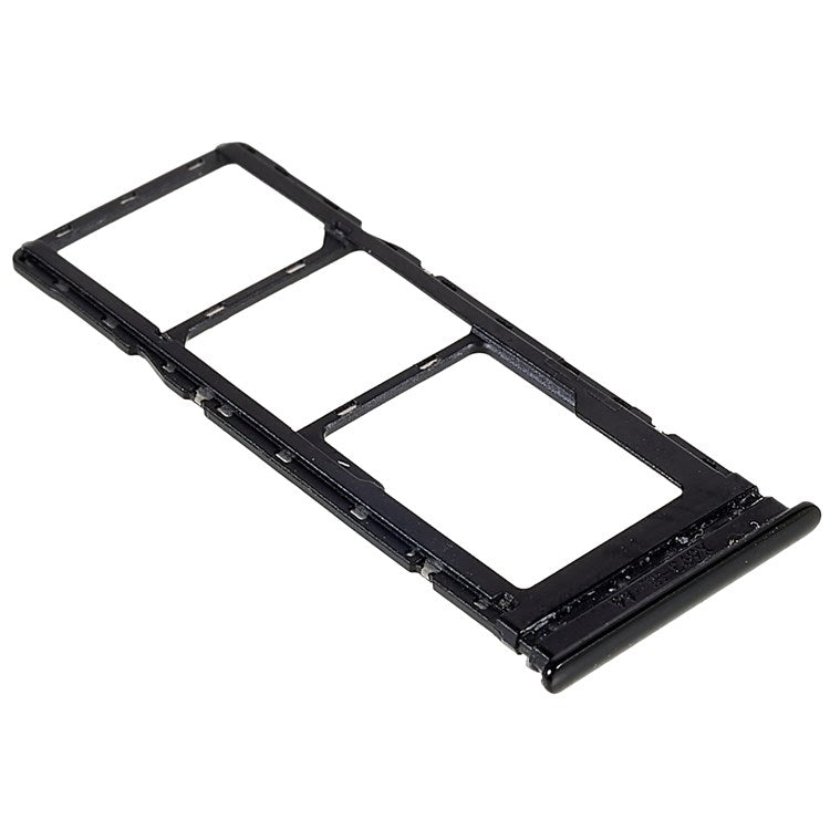 For Infinix Note 10 X693 Dual SIM Cards + Single SD Card Tray Holder Replacement (without Logo) - Black
