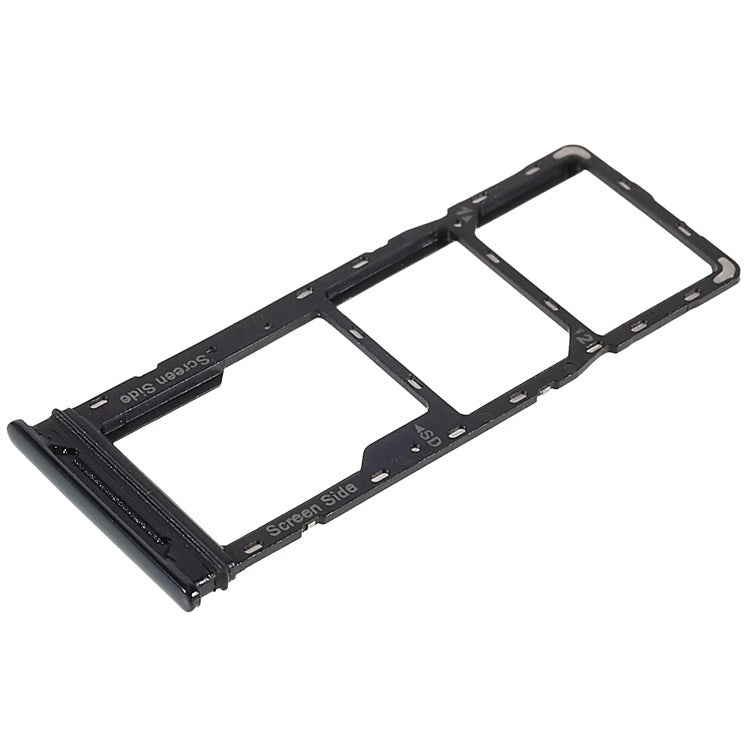 For Infinix Zero 8 X687 / Zero 8i X687B Dual SIM Cards + Single SD Card Tray Holder Replacement (without Logo) - Black