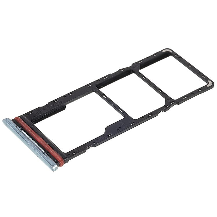 For Infinix Hot 10s / Hot 10T X689 Dual SIM Cards + Single SD Card Tray Holder Replacement (without Logo) - Silver