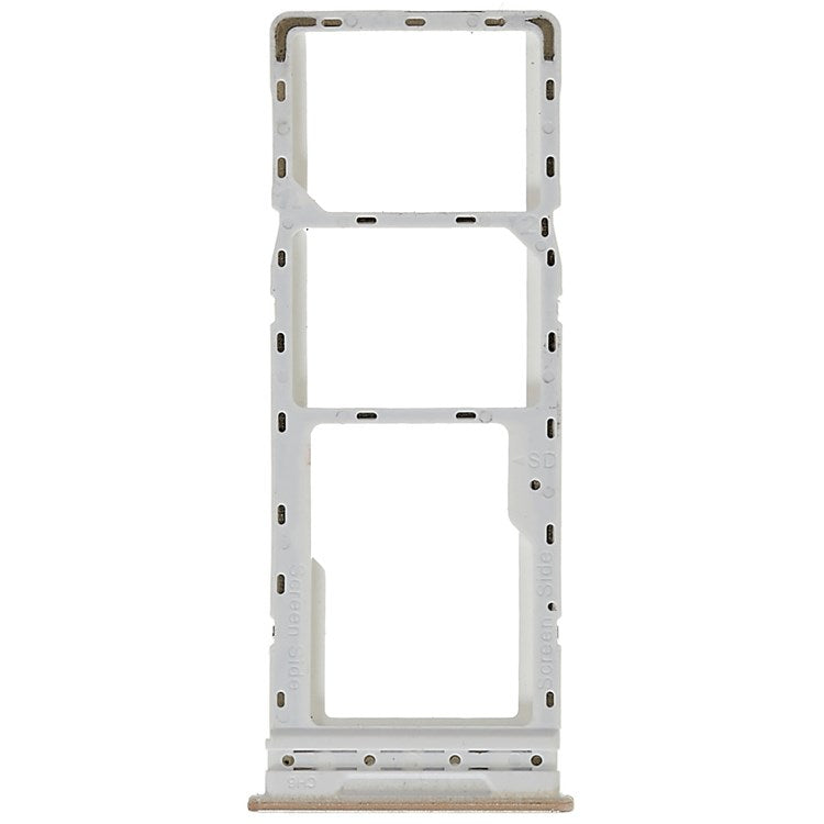 For Tecno Camon 18 CH6 Dual SIM Cards + Single SD Card Tray Holder Replacement (without Logo) - Gold