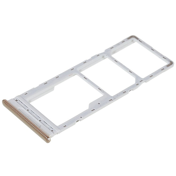 For Tecno Camon 18 CH6 Dual SIM Cards + Single SD Card Tray Holder Replacement (without Logo) - Gold