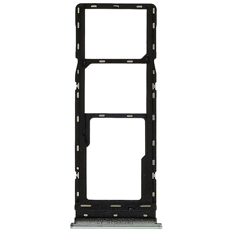 For Infinix Hot 10 X682B, X682C Dual SIM Cards + Single SD Card Tray Holder Replacement (without Logo) - Silver